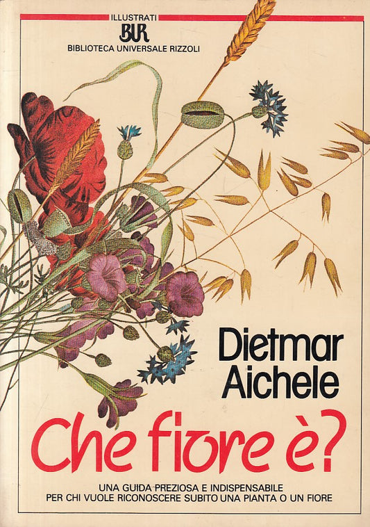 LZ- CHE FIORE E'? GUIDA PIANTA - AICHELE - RIZZOLI -- 1a ED. - 1987 - B - YFS564