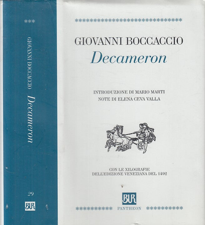 LN- DECAMERON - BOCCACCIO - RIZZOLI - PANTHEON - 1a ED. - 2001 - CS - ZFS87