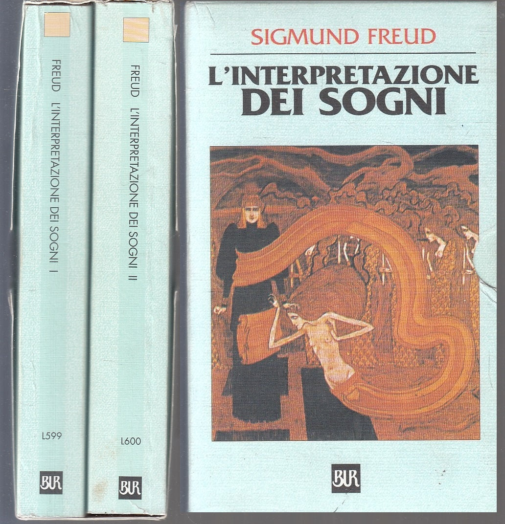 LS- L'INTERPRETAZIONE DEI SOGNI 2 VOLUMI - SIGMUND FREUD- RIZZOLI- BUR--- B- XFS