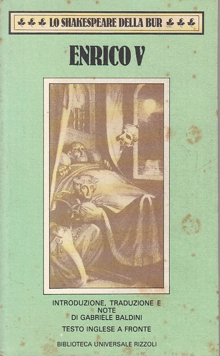 LN- ENRICO V TESTO INGLESE A FRONTE- SHAKESPEARE - RIZZOLI --- 1985 - B - YFS171