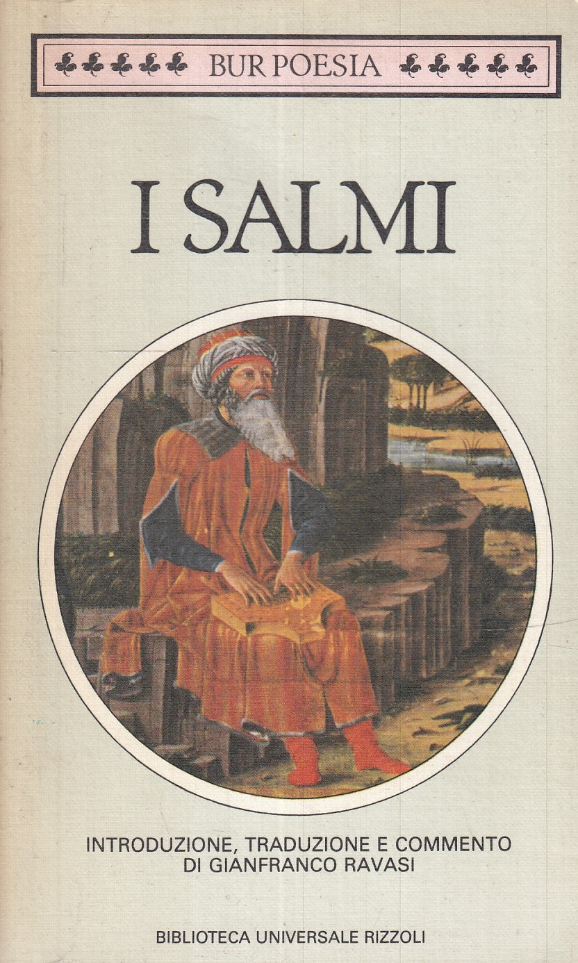 LN- I SALMI - GIANFRANCO RAVASI - RIZZOLI - BUR POESIA - 1a ED. - 1986 - B - XFS