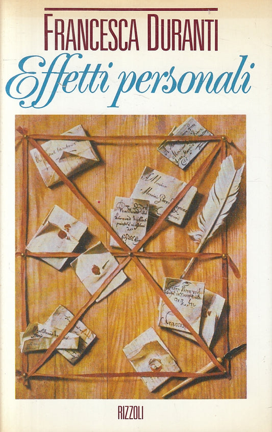 EFFETTI PERSONALI - FRANCESCA DURANTI - RIZZOLI - CS- JXS90
