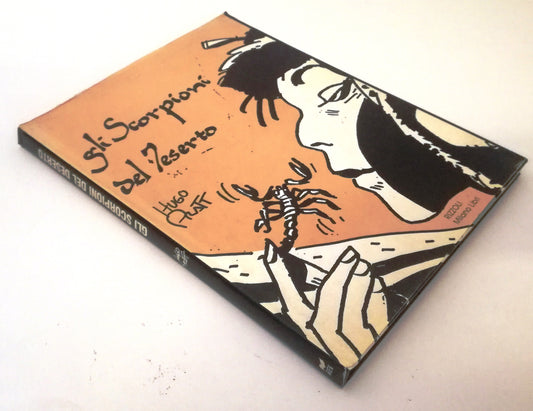 LN- GLI SCORPIONI DEL DESERTO A FUMETTI - HUGO PRATT - RIZZOLI --- 1989- CS- VHX