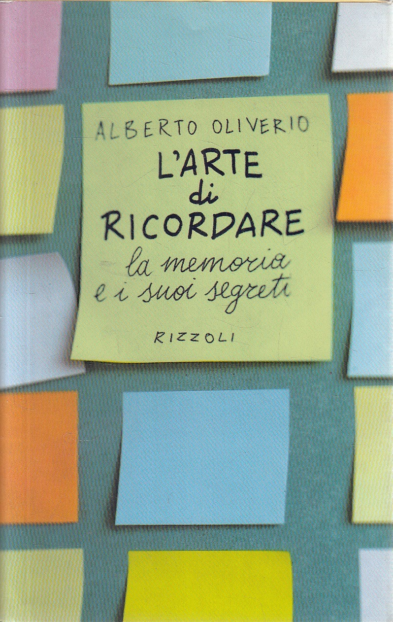 L'ARTE DI RICORDARE LA MEMORIA - ALBERTO OLIVIERO - RIZZOLI - BS - JXS294