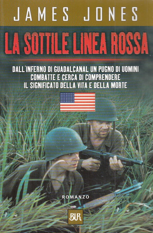 LN- LA SOTTILE LINEA ROSSA- JONES- BUR- SB NARRATIVA- 1a ED.- 2000- B- YDS471
