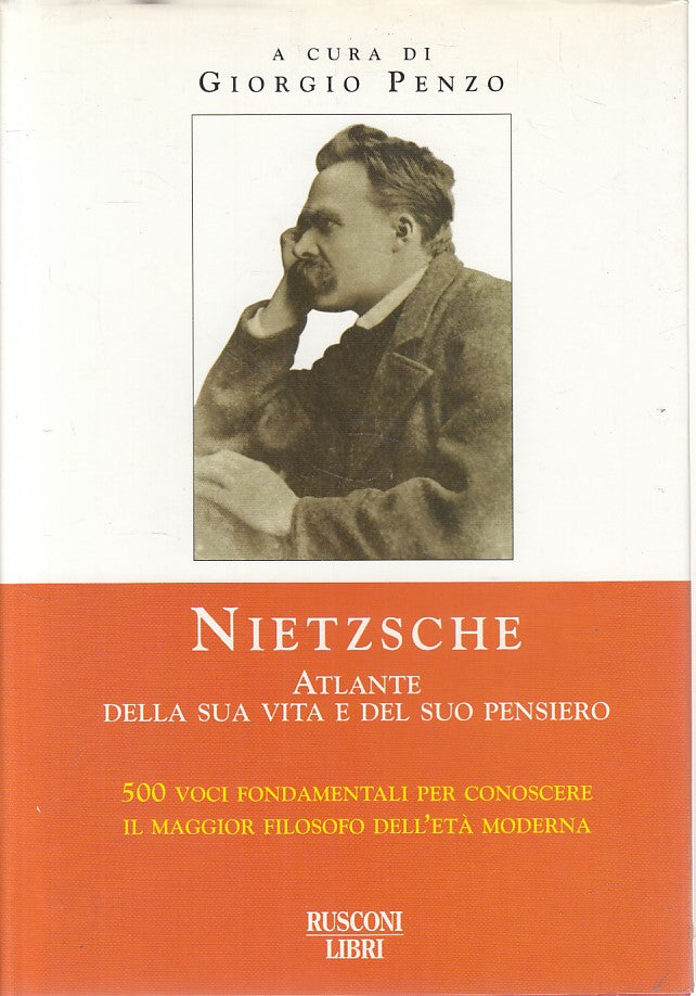 LZ- NIETZSCHE ATLANTE VITA E PENSIERO - PENZO - RUSCONI --- 1999 - CS - ZFS619