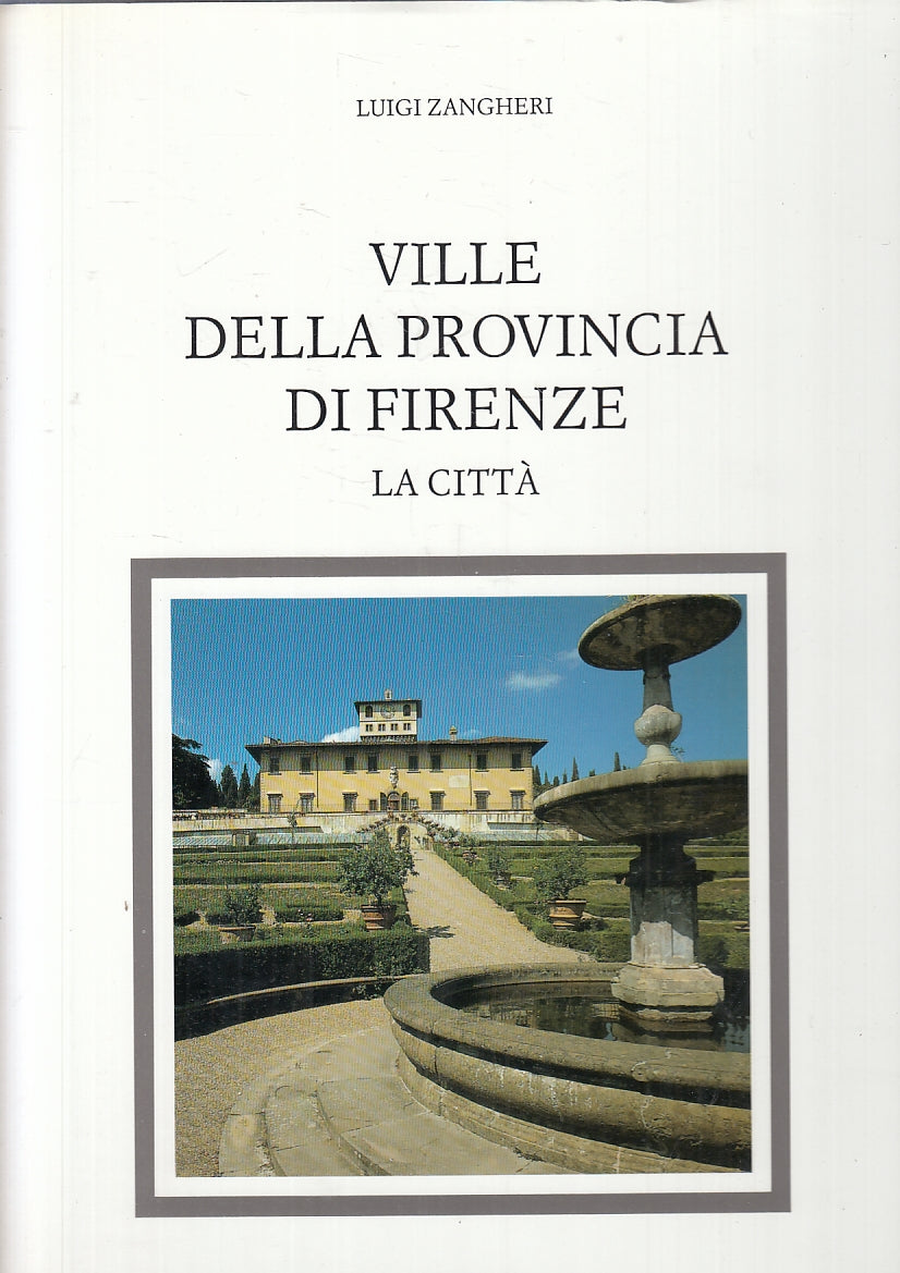 LT- VILLE PROVINCIA FIRENZE CITTA' TOSCANA- ZANGHERI- RUSCONI-- 1989- CS- ZFS319