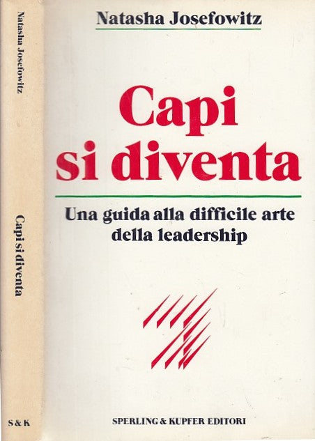 LZ- CAPI SI DIVENTA LEADERSHIP - NATASHA JOSEFOWITZ- SPERLING--- 1989- CS- XFS48