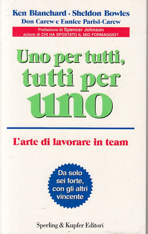 LS- UNO PER TUTTI, TUTTI PER UNO LAVORARE IN TEAM-- SPERLING--- 2002- B - ZFS324