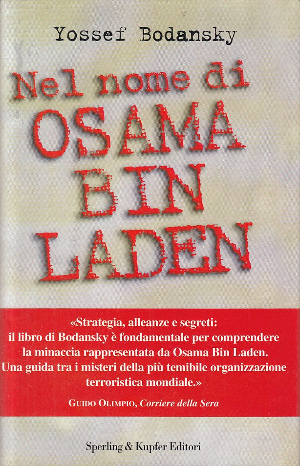LS- NEL NOME DI OSAMA BIN LADEN - BADANSKY - SPERLING --- 2001 - CS - ZFS620