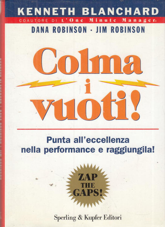 LN2- COLMA I VUOTI - ROBINSON KENNETH BLANCHARD - SPERLING KUPFER - CS- JXS61