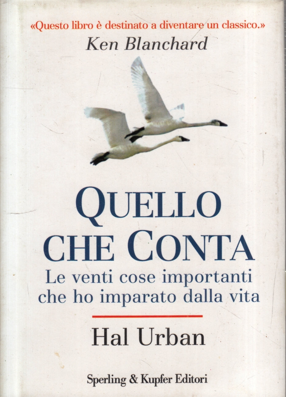 LZ- QUELLO CHE CONTA VENTI COSE - HAL URBAN - SPERLING & KUPFER---- CS- ZFS75