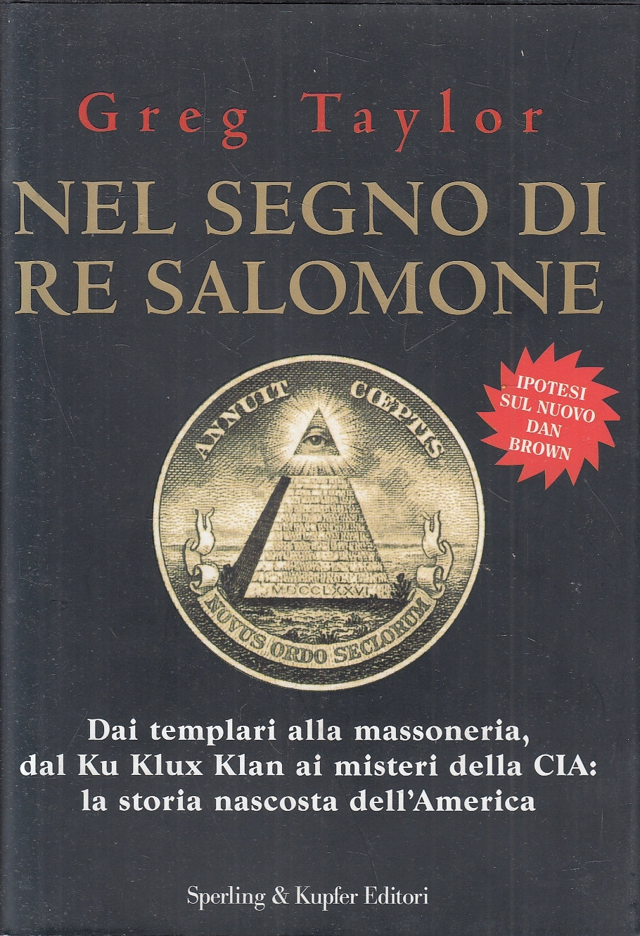 LN2- NEL SEGNO DI RE SALOMONE - GREG TAYLOR - SPERLING RIVELAZIONI - CS - JXS142