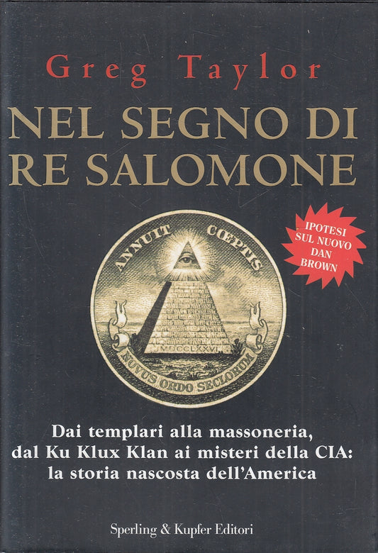 LN2- NEL SEGNO DI RE SALOMONE - GREG TAYLOR - SPERLING RIVELAZIONI - CS - JXS142