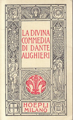 LN- LA DIVINA COMMEDIA - DANTE - HOEPLI - DANTE MINUSCOLO -- 1962 - B - YFS175