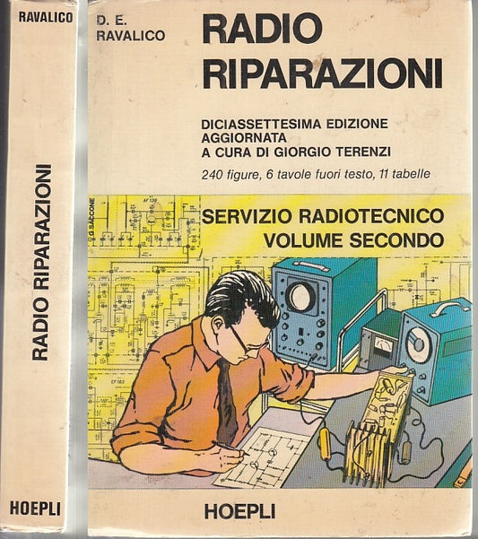 LZ- RADIO RIPARAZIONI VOLUME II - TERENZI RAVALICO - HOEPLI --- 1979- B- YDS206