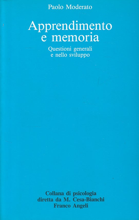 LS- APPRENDIMENTO E MEMORIA - MODERATO - FRANCO ANGELI --- 2002 - B - ZDS445