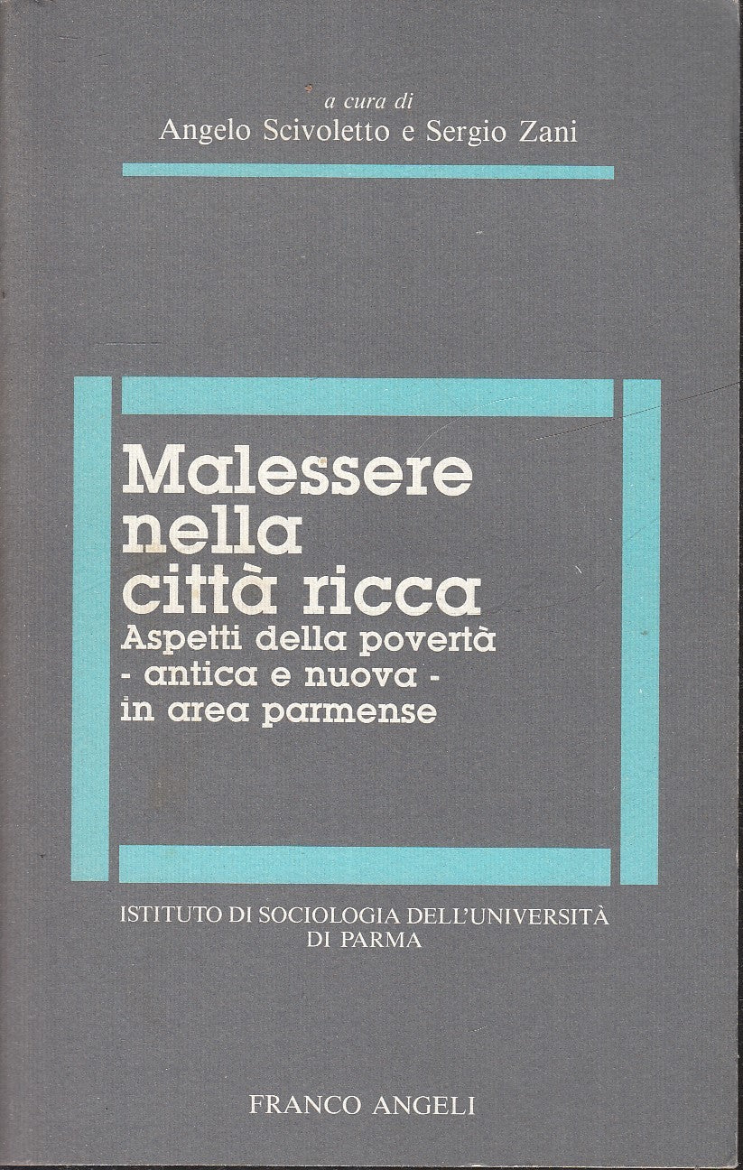 Malessere nella citta' ricca - Scivoletto Zani - Franco Angeli - ZFS95
