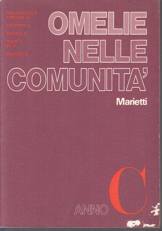 LD- OMELIE NELLE COMUNITA' -- MARIETTI - ANNO C-- 1979- B- ZFS153