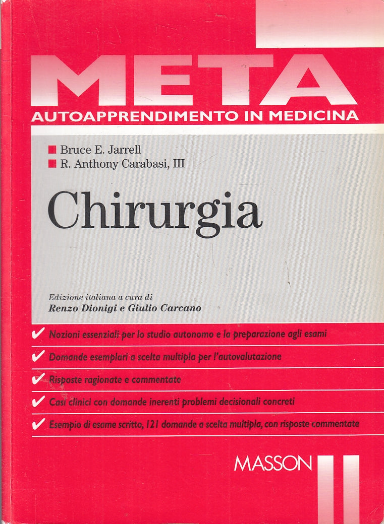 LQ- CHIRURGIA META - JARRELL CARABASI - MASSON --- 1998 - B- ZFS382