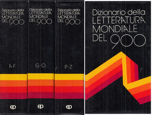 LZ- DIZIONARIO LETTERATURA MONDIALE '900 3 VOLL.-- PAOLINE--- 1980 - CS - ZFS420