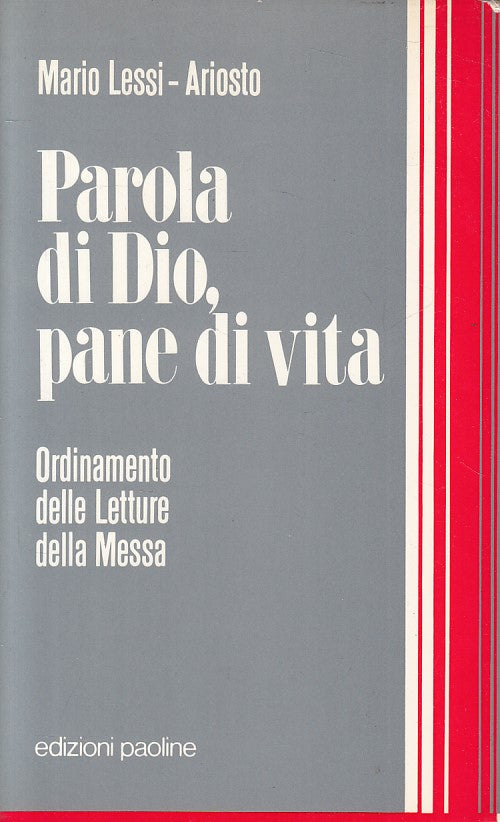 LD- PAROLE DI DIO PANE DI VITA - LESSI ARIOSTO - PAOLINE --- 1986 - B - ZFS13