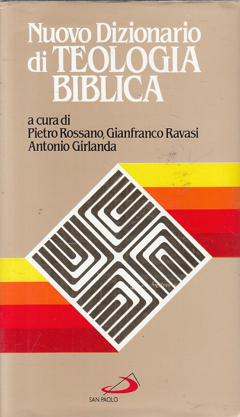 LS- NUOVO DIZIONARIO DI TEOLOGIA BIBLICA -- SAN PAOLO --- 1988 - CS - ZFS7