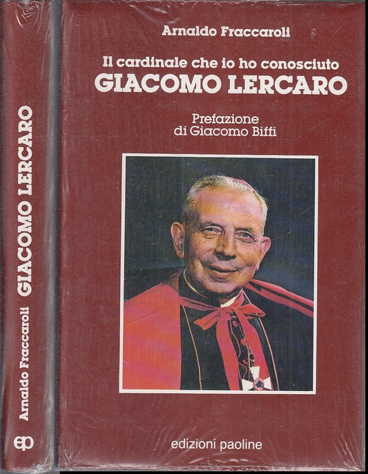 LS- CARDINALE GIACOMO LERCARO SIGILLATO- FRACCAROLI- PAOLINE--- 1962- CS- XTS118