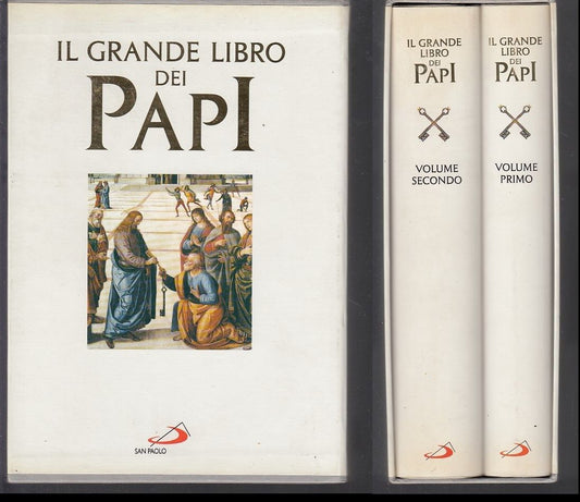 LT- IL GRANDE LIBRO DEI PAPI COFANETTO 2 VOLL. CD-- SAN PAOLO--- 2004- CS-ZFS319