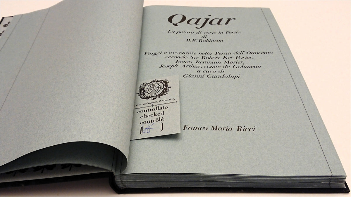 Qajar- B.W. Robinson- FMR I segni dell'uomo- 1a ed. numerata- cofanetto- XFS