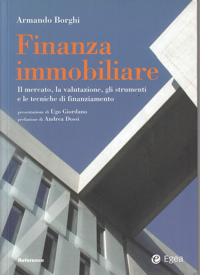 LZ- FINANZA IMMOBILIARE MERCATO VALUTAZIONE- BORGHI - EGEA --- 2009 - B - YFS326