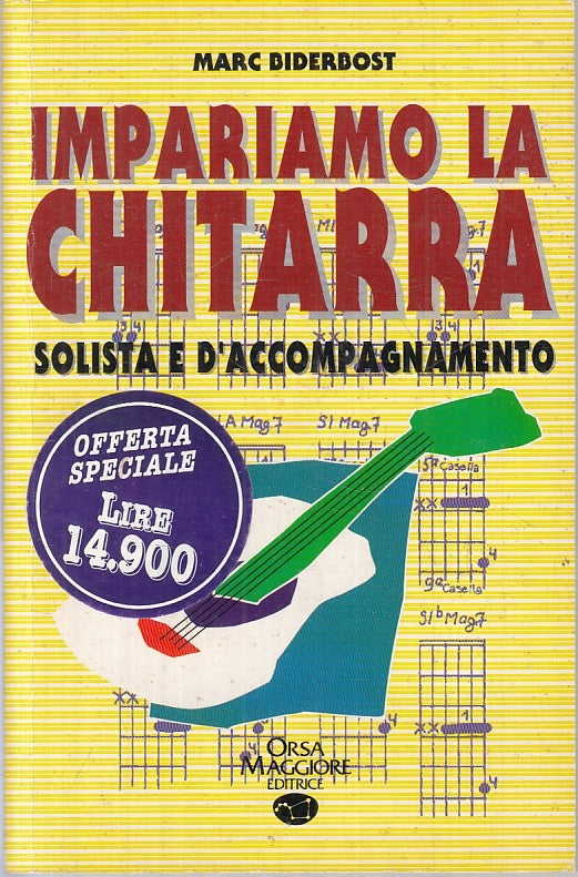 LZ- IMPARIAMO LA CHITARRA - MARC BIDERBOST - ORSA MAGGIORE --- 1992 - B - ZTT250