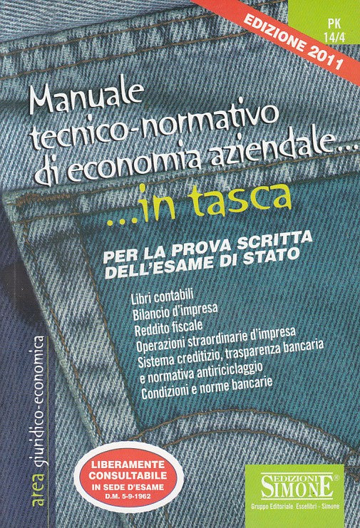LZ- MANUALE TECNICO NORMATIVO ECONOMIA AZIENDALE -- SIMONE --- 2011 - B - ZFS430