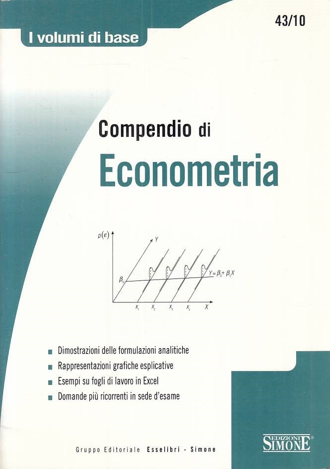 LZ- COMPENDIO DI ECONOMETRIA -- SIMONE - VOLUMI DI BASE -- 2008 - B - ZTS130
