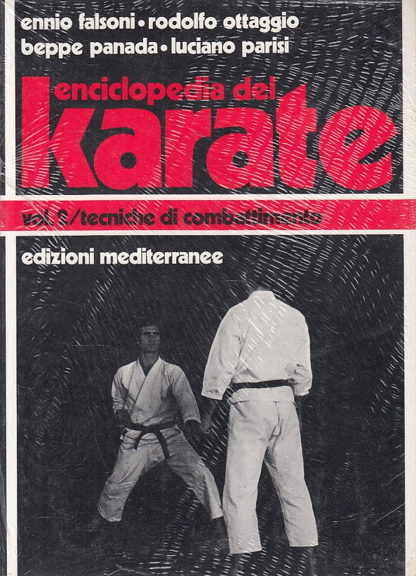 LZ- ENCICLOPEDIA KARATE TECNICHE COMBATTIMENTO-- MEDITERRANEE--- 1983- B- YDS472