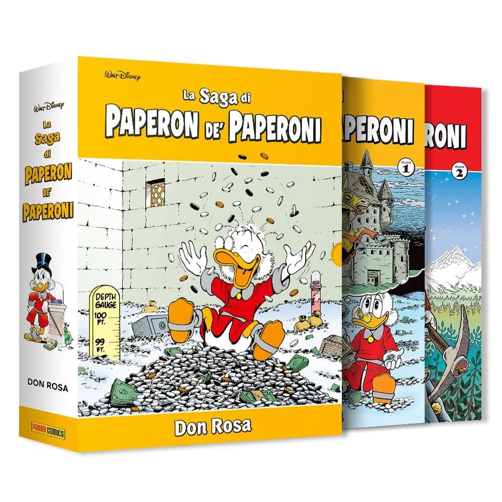 FD- LA SAGA DI PAPERON DE' PAPERONE COFANETTO VOLUMI 1/2 - DON ROSA- DISNEY- R23