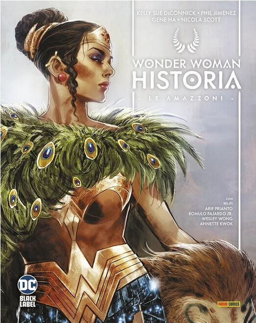 FV- WONDER WOMAN HISTORIA LE AMAZZONI -- PANINI DC BLACK LABEL -- CS - R23