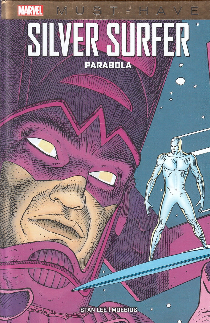 FV- MUST HAVE SILVER SURFER PARABOLA - STAN LEE MOEBIUS - PANINI - 2022 - C- A23