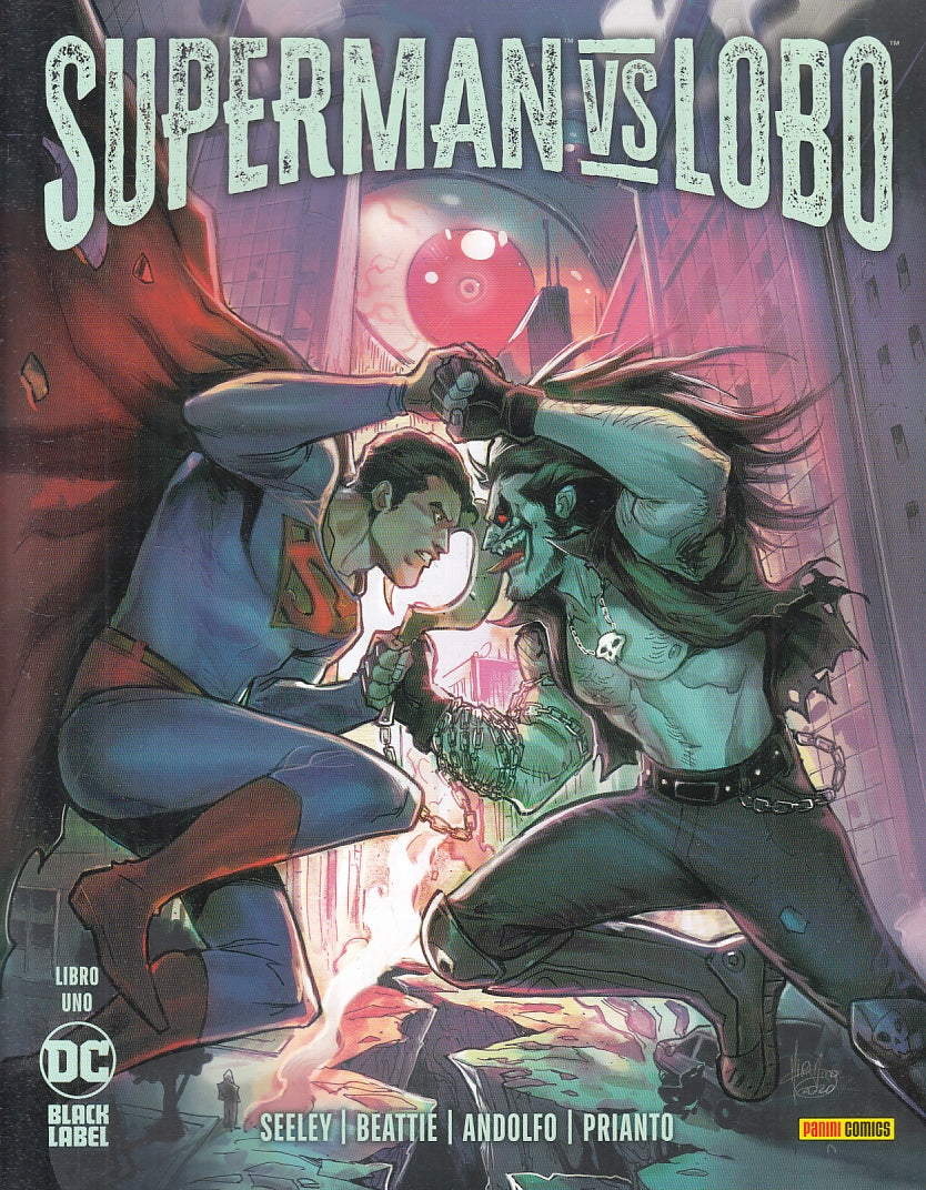 FV- BATMAN VS LOBO - SEELEY BEATTIE ANDOLFO - PANINI DC BLACK LABEL-- B- A23