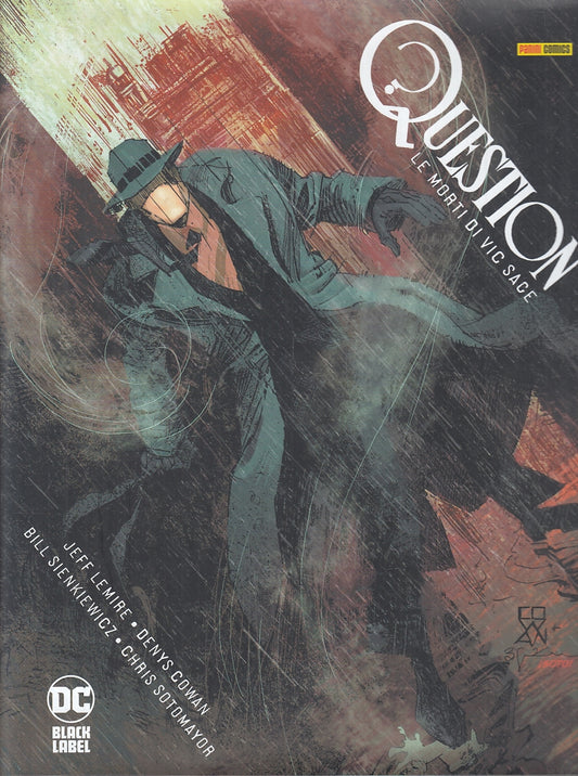 FV- QUESTION LE MORTI DI VIC SAGE - LEMIRE - PANINI DC BLACK LABEL -- CS - A23
