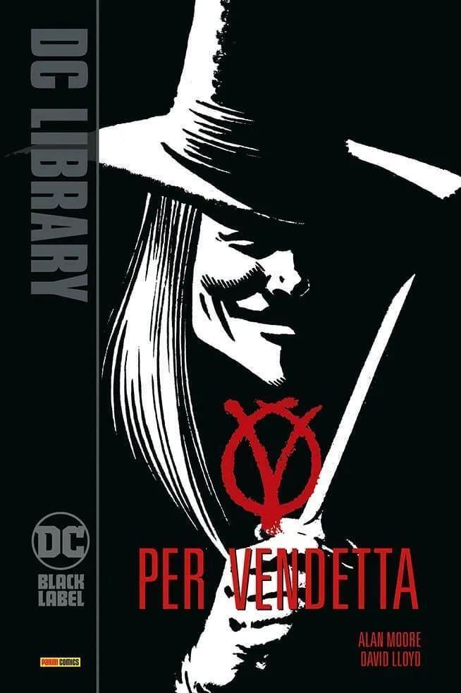 FV- V PER VENDETTA - ALAN MOORE DAVID LLOYD - PANINI DC BLACK LABEL -- C - R23