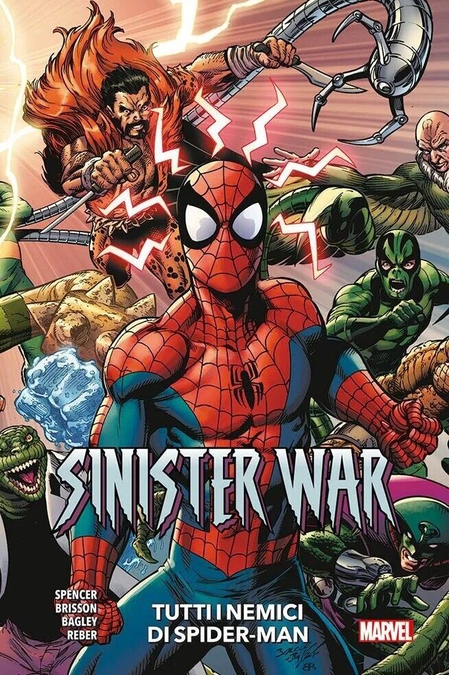 FV- MARVEL COLLECTION SINISTER WAR TUTTI I NEMICI DI SPIDER-MAN- PANINI- C - R23