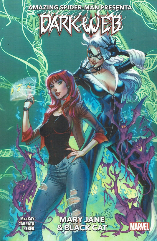 FS- AMAZING SPIDER-MAN PRESENTA DARK WEB MARY JANE & BLACK CAT -- PANINI- B- M23