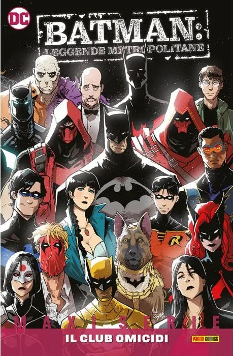 FV- BATMAN LEGGENDE METROPOLITANE MAXI SERIE IL CLUB OMICIDI-- PANINI DC-- B-H24