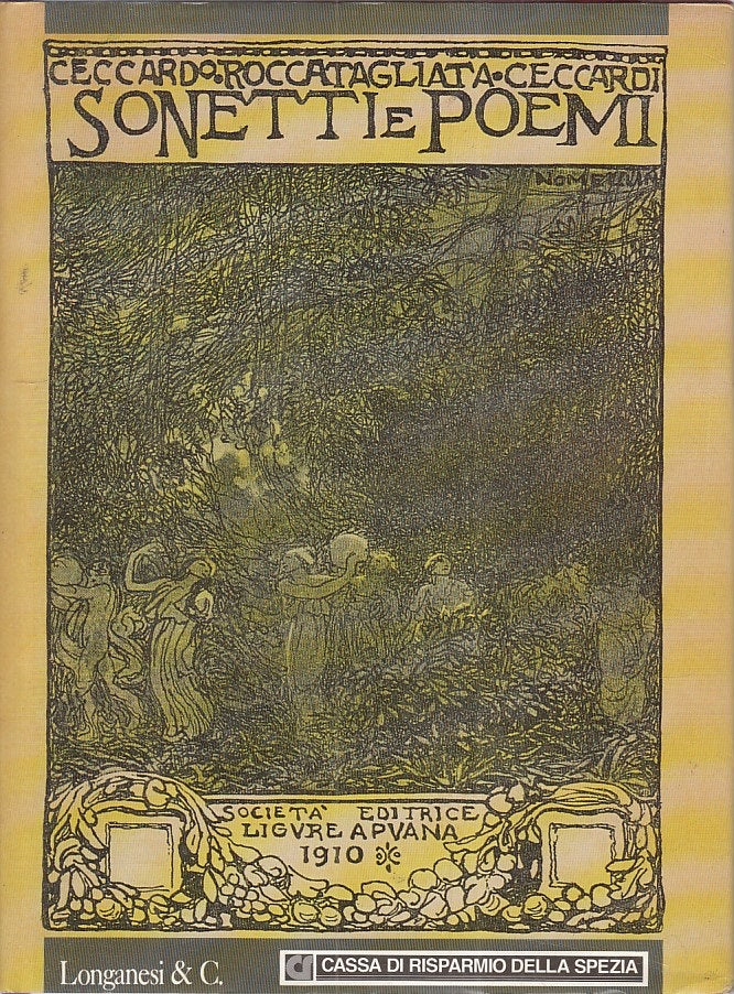 LN- SONETTI E POEMI - CECCARDI - LONGANESI - I MARMI -- 1995 - CS - ZFS132