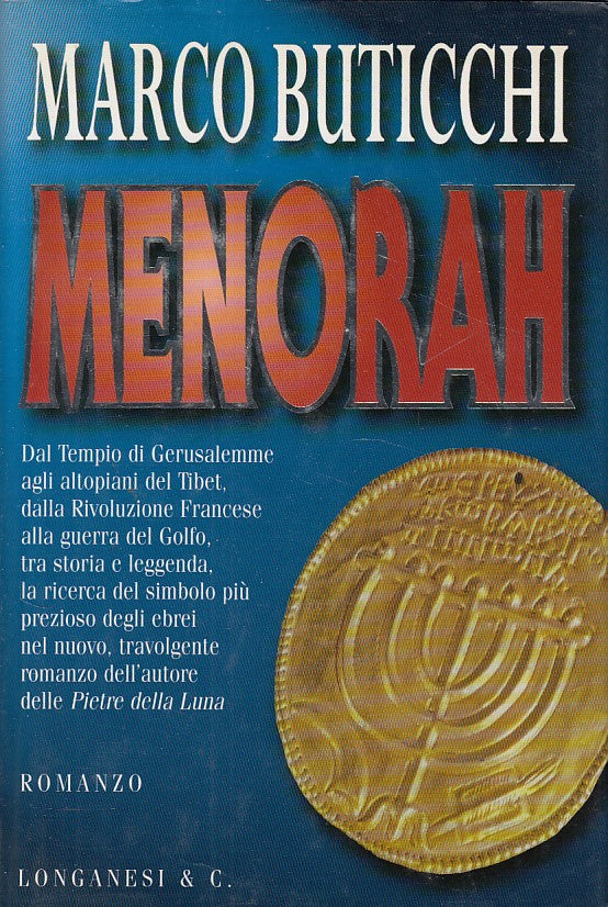 LN- MENORAH - MARCO BUTICCHI - LONGANESI - GAJA SCIENZA -- 1998 - CS - YDS424