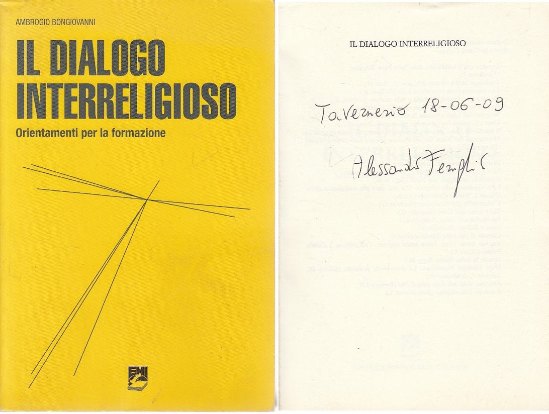 LS- IL DIALOGO INTERRELIGIOSO FORMAZIONE- BONGIOVANNI - EMI --- 2008 - B - ZDS65