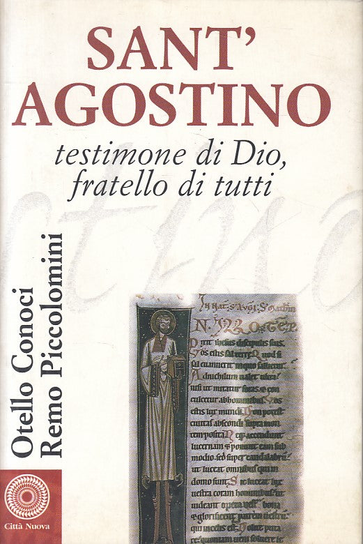 LD- SANT'AGOSTINO TESTIMONE DI DIO -- CITTA' NUOVA --- 1998 - BS - ZFS394