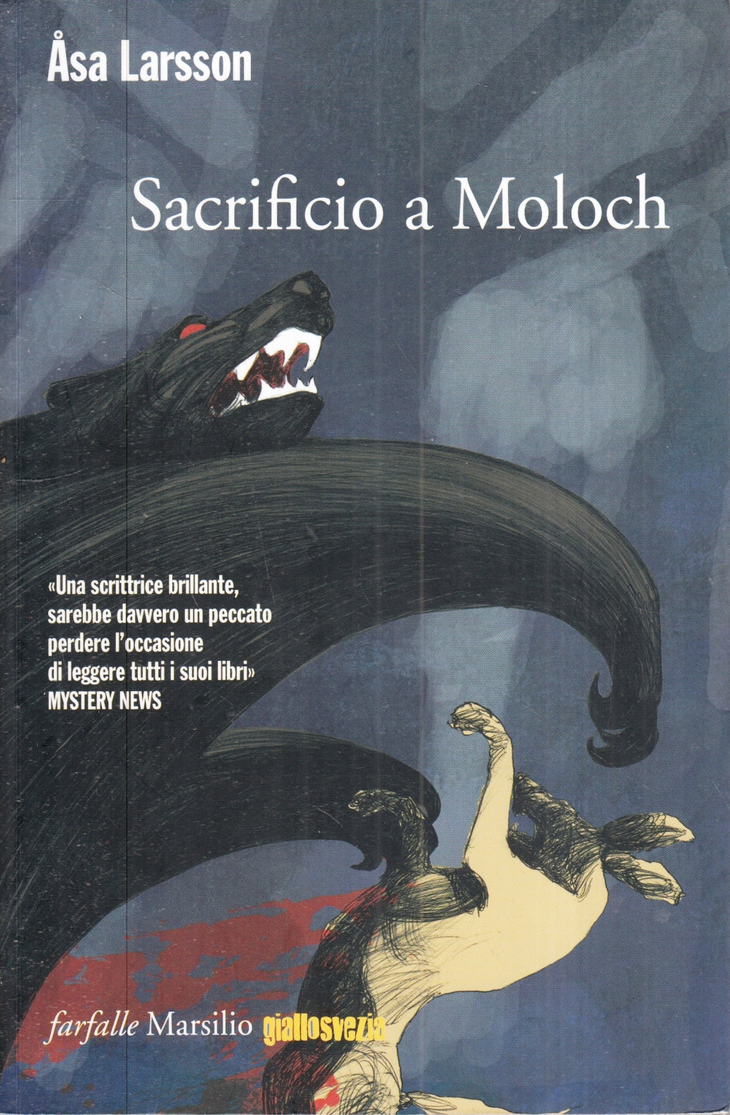 LG- SACRIFICIO A MOLOCH - ASA LARSSON- MARSILIO- FARFALLE GIALLOSVEZIA- B- ZFS65