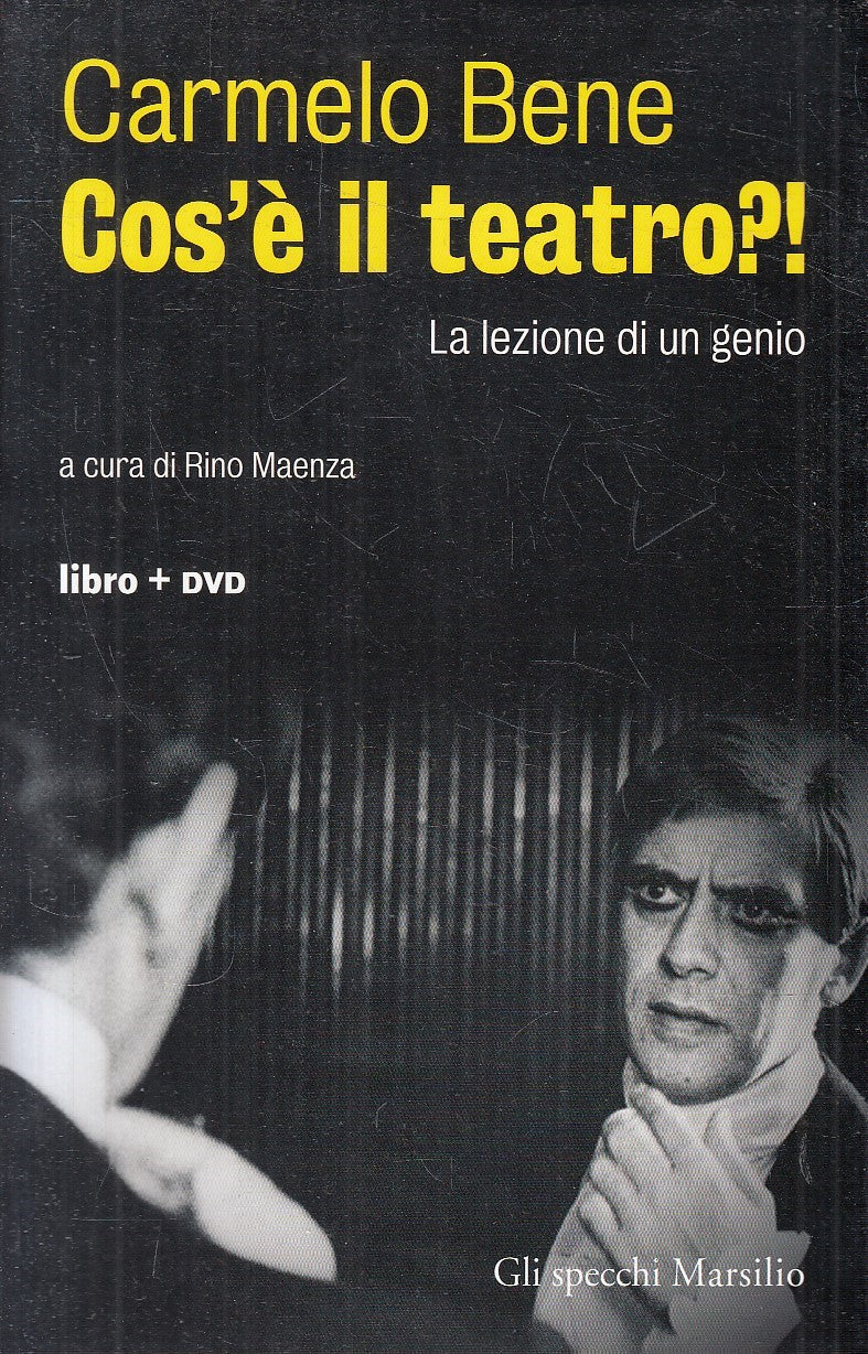 LN- COS'E' IL TEATRO?! LEZIONE GENIO + DVD - BENE - MARSILIO --- 2014- B- YFS272